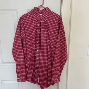 Brooks Brothers Red Plaid Button Down Shirt